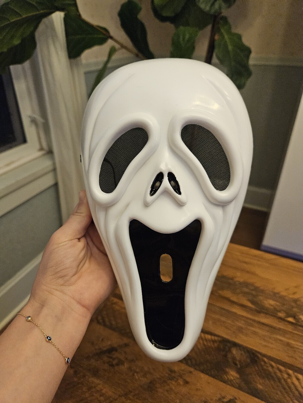 Vintage Ghost Face Halloween Mask